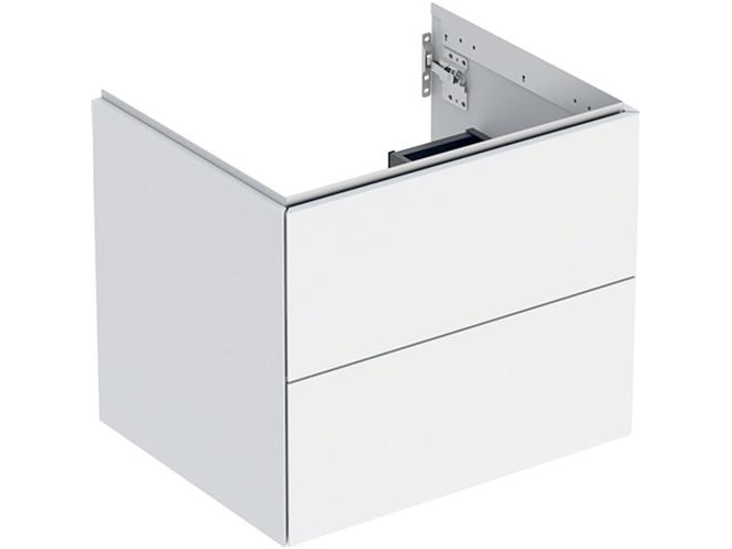 Underskåp ONE 2 lådor 59,2x50,4x47 matt vit | VVS Artiklar - Badrum - Badrumsmöbler | GameStuff