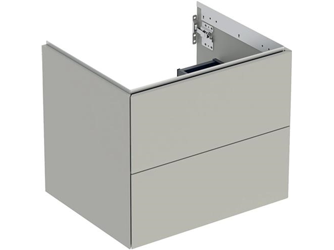 Underskåp ONE 2 lådor 59.2x50.4x47 greige | VVS Artiklar - Badrum - Badrumsmöbler | GameStuff