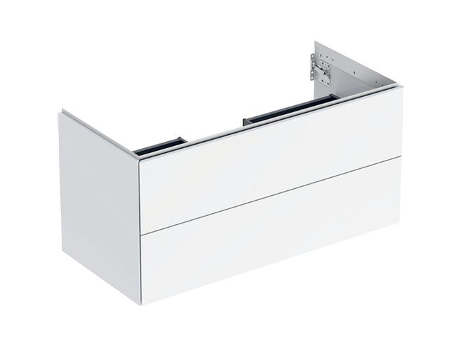 Underskåp ONE 2 lådor 103,6x50,4x47 vit | VVS Artiklar - Badrum - Badrumsmöbler | GameStuff