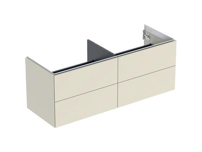 Alakaappi ONE 4 laatikkoa 133,2x50,4x47 s harmaa