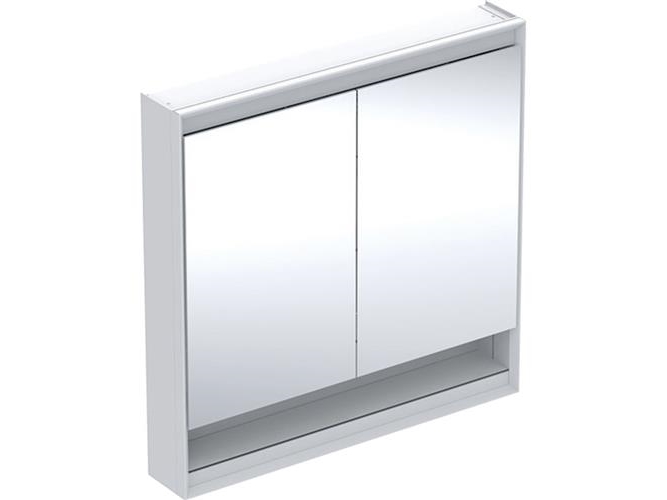 Spejlskab ONE 2 låg/hyld 90x90x15 hvid | VVS Artiklar - Badrum - Speglar | GameStuff