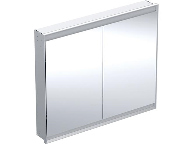 Peilikaappi ONE sisäänrakennettu 90x105x15 alumiinia