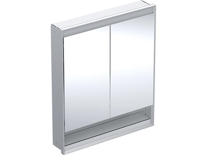 Spejlskab ONE indbyg hyl 90x90x15 alu