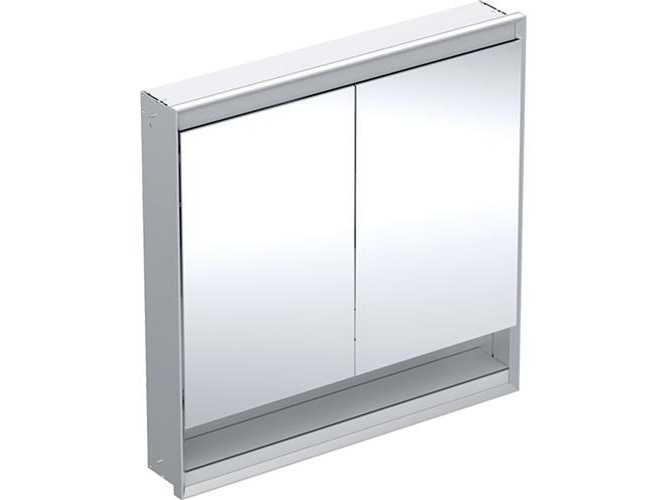 Peilikaappi ONE sisäänrakennettu hylly 90x90x15 alumiini