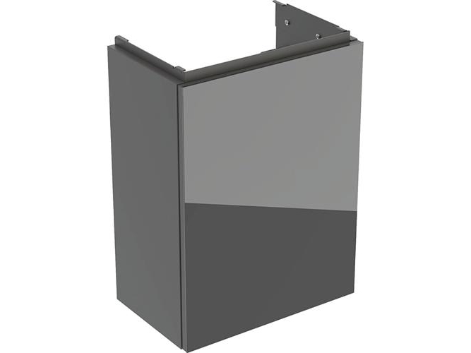Geberit Acanto underskab, 39,2x24,6 cm, grå glas