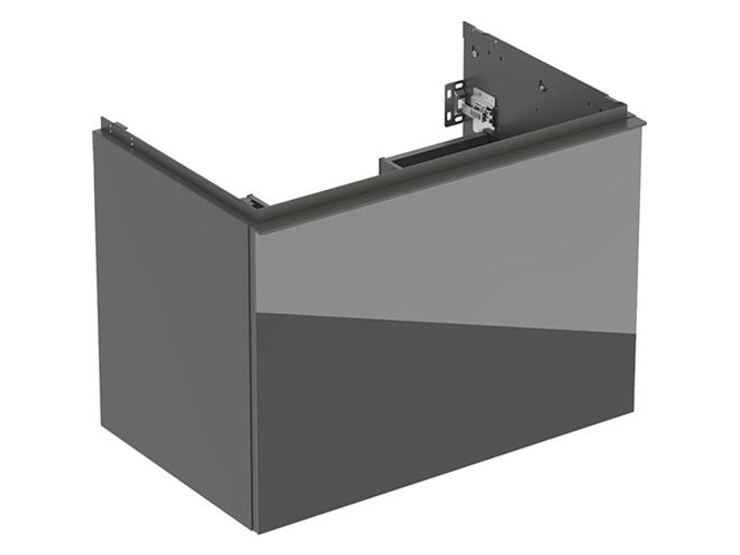 Geberit Acanto underskab, 74x47,5 cm, grå glas
