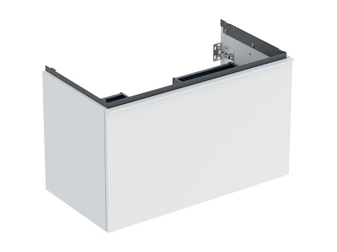 Underskåp Acanto 1+1 låda 90cm matt vit | VVS Artiklar - Badrum - Badrumsmöbler | GameStuff