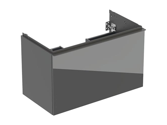 Geberit Acanto underskab, 88,8x47,5 cm, grå glas