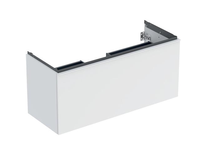 Alakaappi Acanto 1+1 laatikko 120cm matta valkoinen