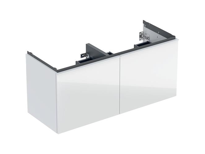 Underskab Acanto 2+2 skuf 120cm hvid/gla
