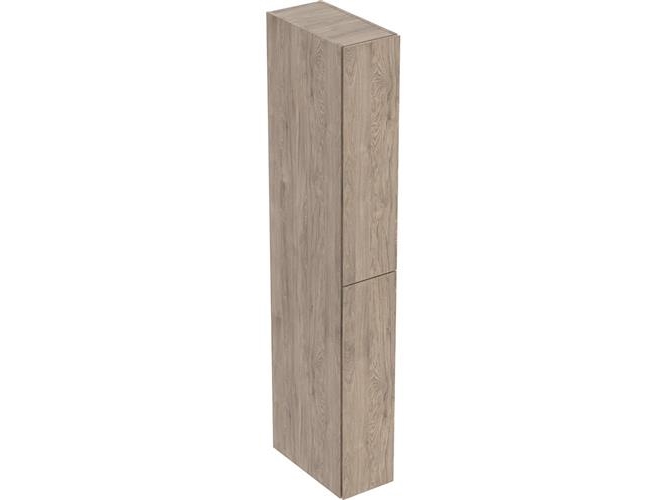 Højskab 2 Skuffer 24X180x48cm Nøddetræ