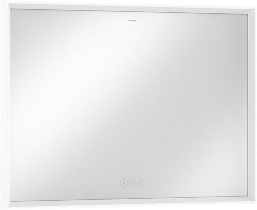 Hansgrohe Xarita E spejl med lys, dæmpbar, touch, 100,6x70,6 cm, mat hvid