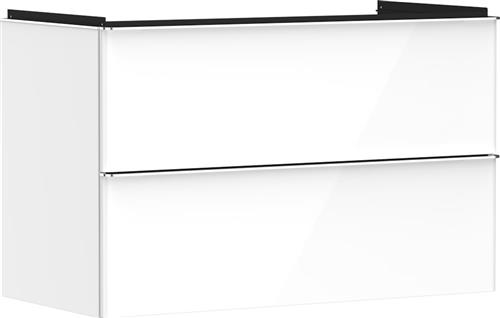 Underskab Xelu Q 980x475mm 2 skuffe hvid