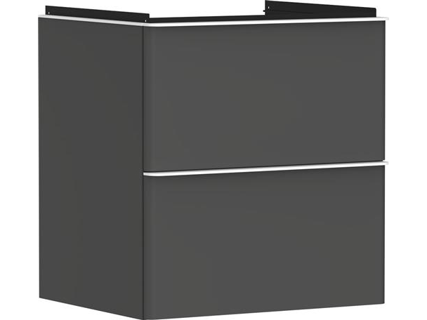 Underskåp XeluQ 2 lådor 580x475 grå/vit | VVS Artiklar - Badrum - Badrumsmöbler | GameStuff