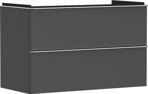 Underskab XeluQ 2skuf 980x475 grå/krom | VVS Artiklar - Badrum - Badrumsmöbler | GameStuff