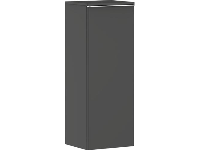 Högskåp Xelu Q 400/350 vänster grå/krom | VVS Artiklar - Badrum - Badrumsmöbler | GameStuff