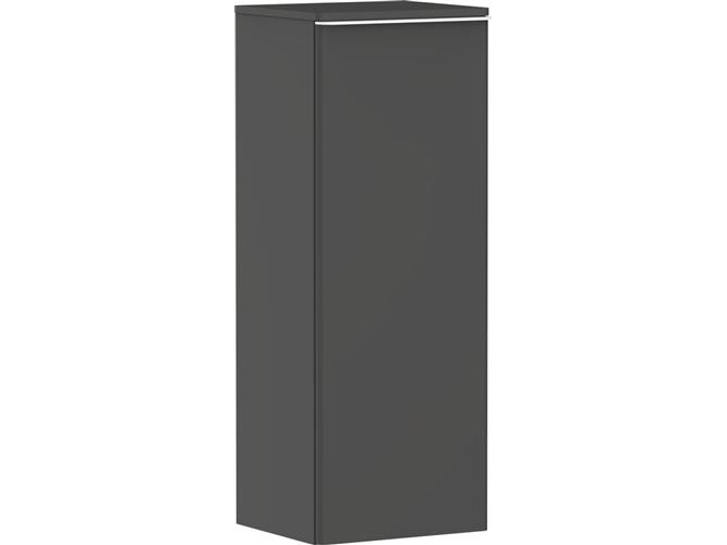 Högskåp Xelu Q 400/350 höger grå/vit | VVS Artiklar - Badrum - Badrumsmöbler | GameStuff