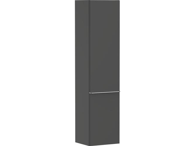 Högskåp Xelu Q 400/350 höger matt/krom | VVS Artiklar - Badrum - Badrumsmöbler | GameStuff