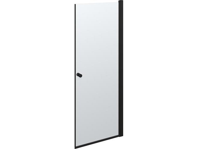 Duschtür H: 200*77-79 Cm Schwarz/Klar