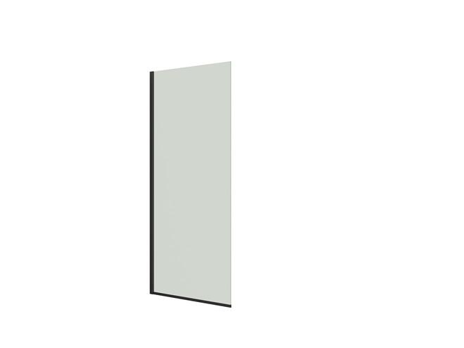 Dansani D101-03 fast væg 197,5 x 97-99 cm sort/klart glas | VVS Artiklar - Badrum - Duschväggar & duschdörrar | GameStuff