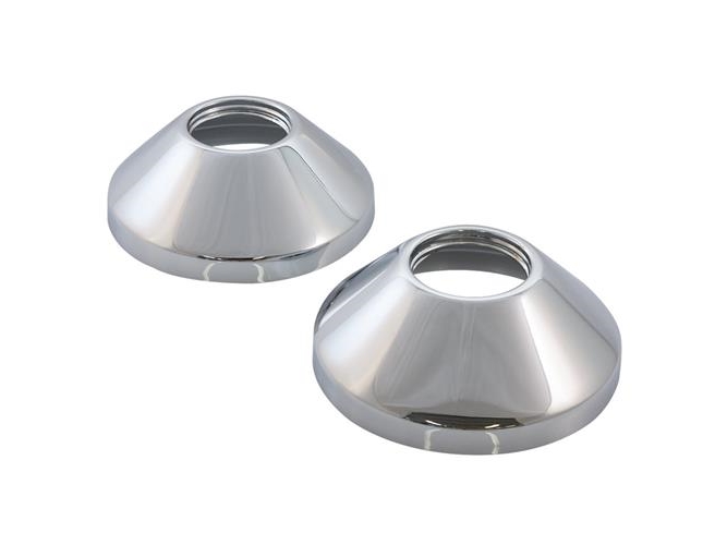 Vægroset 1/2´´ Ø90mm højde 15mm, krom