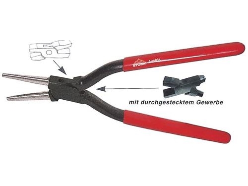 Stubai rundtang 260 mm riflet med plast dyppet greb