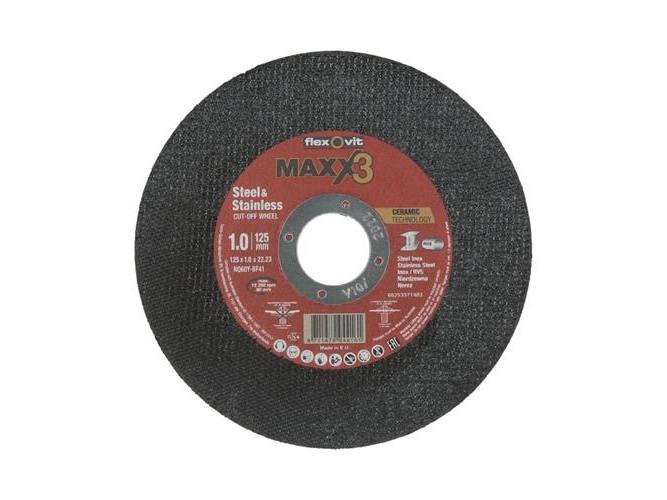 Kapskiva Maxx3 125-1.0 plattstål/rf