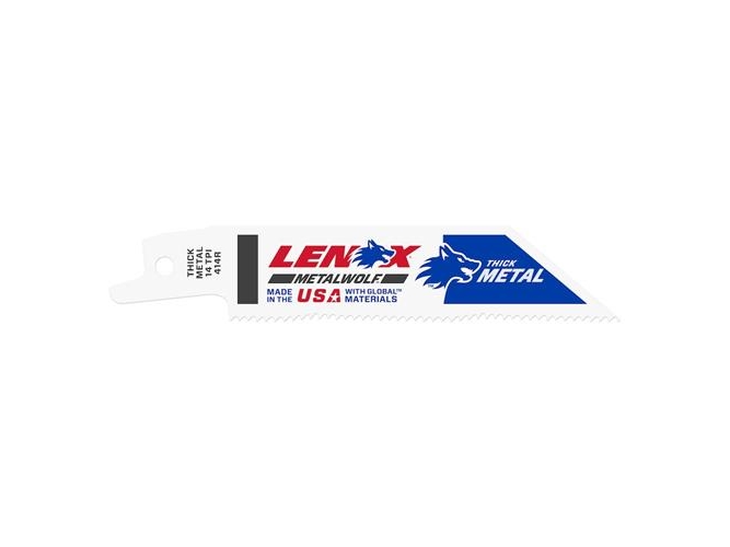 Lenox METALWOLFT bajonetsavklinge 414R 102x19x0.9mm til tyk metal 14TPI - pakke a 5 stk.