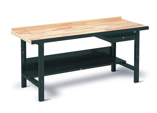 Arbejdsbord VBB-1.20 2,0x0,77m grå komp. | Verktyg & Verkstad - För verkstaden - Arbetsstationer | GameStuff