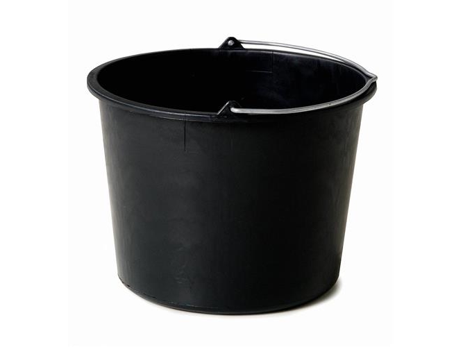 Murerspand Gripline 20l PE plast sort