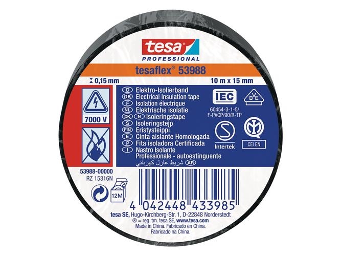 Isoleringstape sort - 15mm x 10m | Papper & Emballage - Förpackningstejp - Förpackningstejp | GameStuff