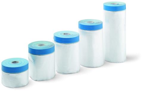 Täckplast 2,40x17m m/UV-tejp | Färg & Tillbehör - Täckmaterial - Maskeringstejp | GameStuff