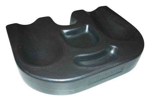 Formgjuten knäkudde 40x30cm polyeten | Kläder & Säkerhet - Säkerhetsutrustning - Knäskydd | GameStuff