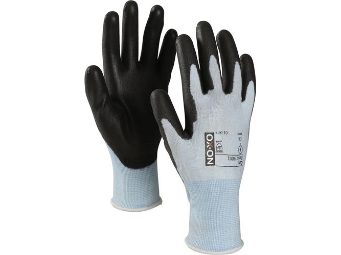 Leikkauskäsine Basic 9001 Cut B musta/sininen 8