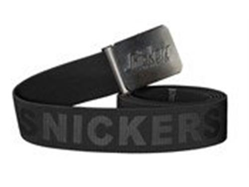 9025 Ergonomisk Bælte, Sort Med Snickers Workwear Logo, One-Size