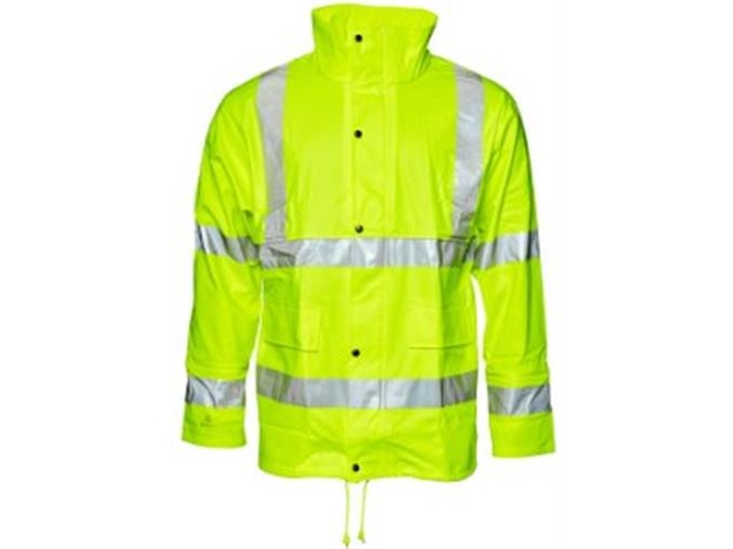 Regnjakke DryZoVis 26300R hi-vis gul M | Kläder & Säkerhet - Regnkläder - Regnjacka | GameStuff