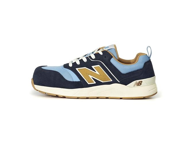 New Balance Sik. Skor Storlek 42 Elite Lite Blue/coffee Andas Mjuk Mellansula Med Snören