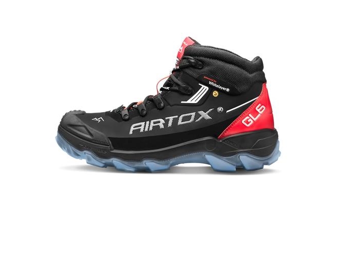 Airtox Gl6 Sik.Støvle Str. 42 - Whitelayer Sømværn, G-Force Air Sål, Ergo Alu Tåkappe