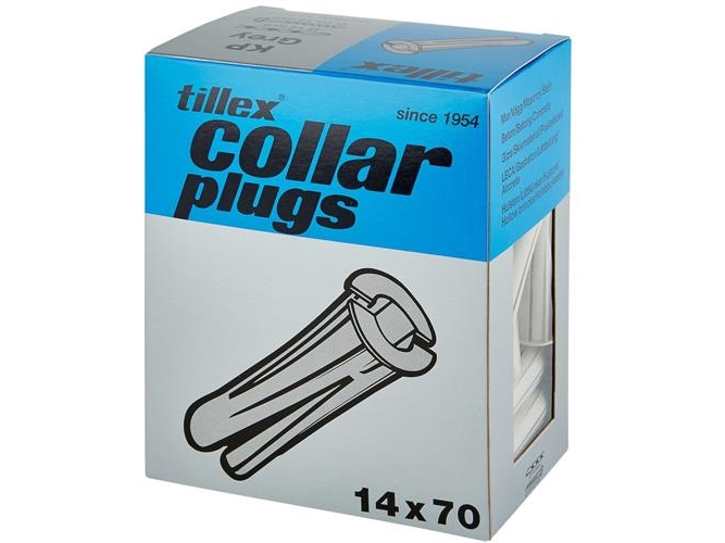 500 stk Tillex KP dybel 14x70 (Ø14 mm.) passer til skruer Ø10-12mm