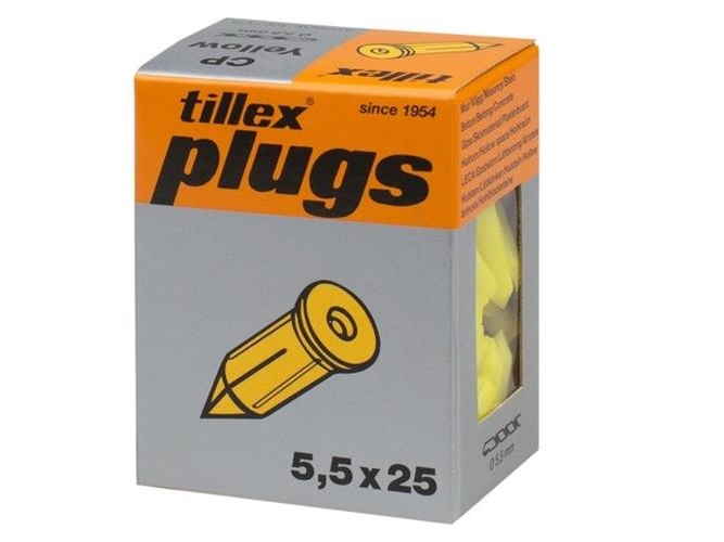 Søm plugs 5,5x25mm gul sp | Verktyg & Verkstad - Infästning - Råpluggar och pluggar | GameStuff