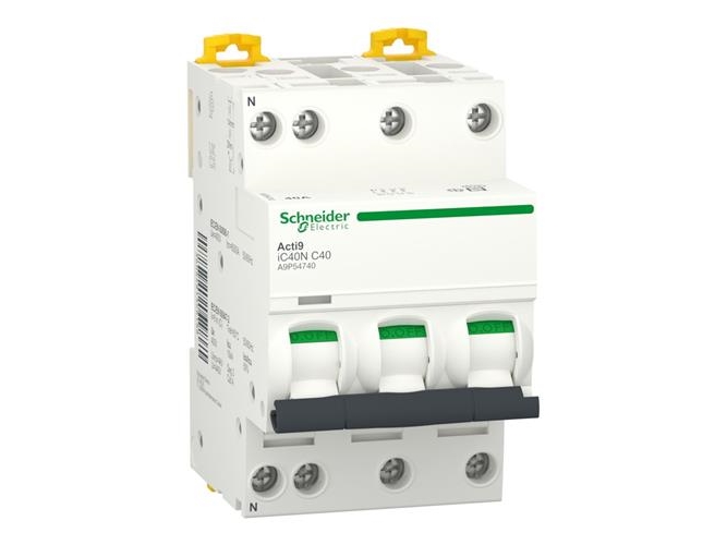 Automatsikring Ic40n 3Pn 40A C 6/10Ka