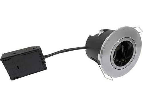 NORDTRONIC Uni Install G2, GU10, rund, borstad aluminium, för inomhusbruk | Belysning - Inomhusbelysning - Infälld spotlight | GameStuff