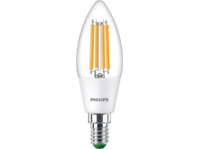 10 stk Master Ultra Efficient LED Candle 2,3W 827 485 lm E14, klar
