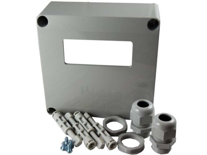 Styringsboks CUBE S 125x125x100mm m. hul