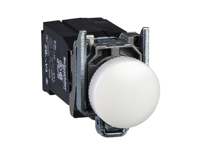 Signallampa XB4 440VAC LED transformator vit | Lauritz Knudsen - LK FUGA - Övriga FUGA | GameStuff