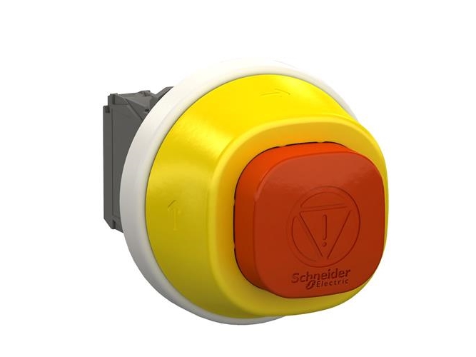 Schneider Electric XB5AS84W3B41, AC, ?DC, -40 - 70 ° C, Plast, 60 mm, 85 mm, 60 mm | EL Artiklar - Elcentral - Tryckknapp & signallampa | GameStuff