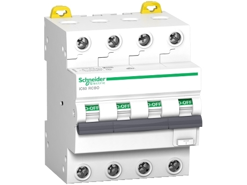 Schneider Electric iC60 RCBO, 6000 A, IP20 | EL Artiklar - Elcentral - Strömbrytare | GameStuff
