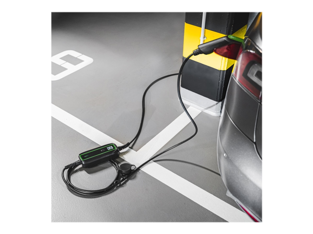 Green Cell EV PowerCable - EV-laddningsstation - 3.6 kW - 16 A (IEC 62196 Type 2) - svart | Bilvård & Biltillbehör - Garage utrustning - Laddningsställ & Laddkablar | GameStuff