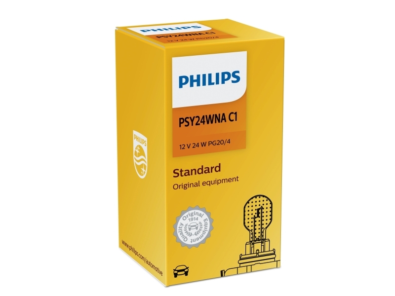 Philips Vision 12188NAC1 Traditionella interiör- och signallampor, 24 W, 12 V, PSY24W, 1 styck | Bilvård & Biltillbehör - Belysning | GameStuff