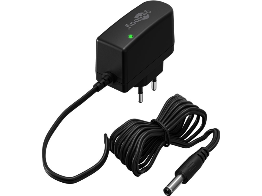 Goobay 64974, Universal, inomhus, 100 - 240 V, 12 V, AC-till-DC, 0.4 A | Datortillbehör - Laddare & Batterier - Bärbar nätaggregat | GameStuff